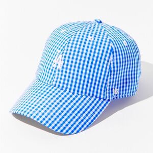 Gingham LA Dodgers Hat